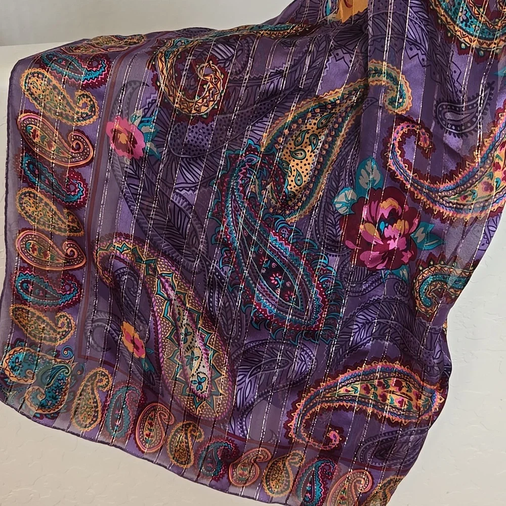 Vintage Oscar De La Renta Scarf For Accessory Street